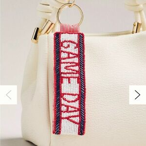 Beaded Game Day Bag Charm